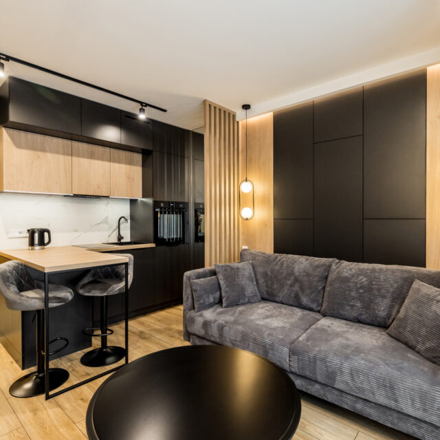 Projekt aranżacji wnętrz apartamentu hotelowego II