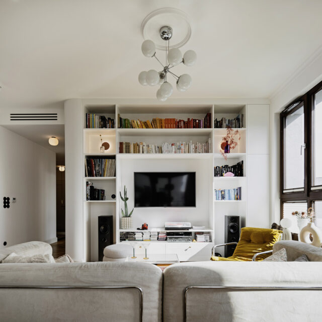 Projekt wnętrz mieszkania w&nbsp;Warszawie